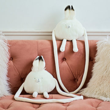 Cute Fluffy White Arctic Hare Bag Crossbody